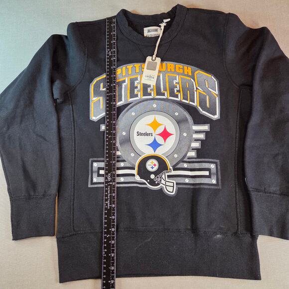 Pittsburgh Steelers Sweatshirt Tailgate Men’s XS Black NFL NWT Licensed 2019 - Picture 7 of 16